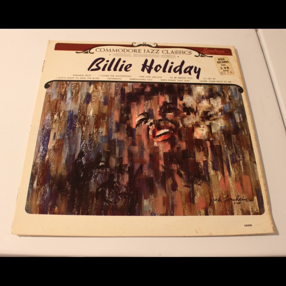 Vintage 1964 Billy Holiday vinyl record